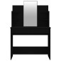 vidaXL Schminktisch mit Spiegel Schwarz 96x40x142 cm vidaXL Schminktisch mit Spiegel Schwarz 96x40x142 cm