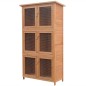 vidaXL Kleintier-/Kaninchenstall 6 Boxen Holz vidaXL Kleintier-/Kaninchenstall 6 Boxen Holz