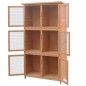 vidaXL Kleintier-/Kaninchenstall 6 Boxen Holz vidaXL Kleintier-/Kaninchenstall 6 Boxen Holz