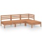 vidaXL 4-tlg. Garten-Lounge-Set Massivholz Kiefer Honigbraun vidaXL 4-tlg. Garten-Lounge-Set Massivholz Kiefer Honigbraun