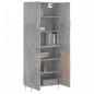 vidaXL Highboard Betongrau 69,5x34x180 cm Holzwerkstoff vidaXL Highboard Betongrau 69,5x34x180 cm Holzwerkstoff