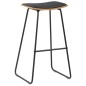 vidaXL 3-teiliges Bar-Set Stahl Schwarz vidaXL 3-teiliges Bar-Set Stahl Schwarz