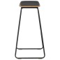 vidaXL 3-teiliges Bar-Set Stahl Schwarz vidaXL 3-teiliges Bar-Set Stahl Schwarz