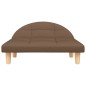vidaXL Hundebett Braun 70x52x30 cm Stoff vidaXL Hundebett Braun 70x52x30 cm Stoff