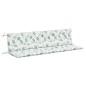 vidaXL Gartenbank-Auflagen 2 Stk. Blattmuster 200x50x7 cm Stoff vidaXL Gartenbank-Auflagen 2 Stk. Blattmuster 200x50x7 cm Stoff