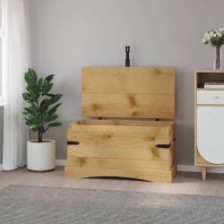 vidaXL Truhe Mexiko-Stil Kiefernholz 91x49,5x47 cm
