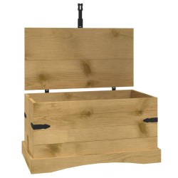vidaXL Truhe Mexiko-Stil Kiefernholz 91x49,5x47 cm