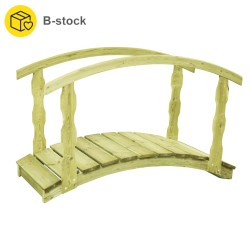 vidaXL Gartenbrücke B-Ware 170x74x105 cm Kiefernholz Imprägniert