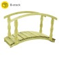 vidaXL Gartenbrücke B-Ware 170x74x105 cm Kiefernholz Imprägniert vidaXL Gartenbrücke B-Ware 170x74x105 cm Kiefernholz Imprägniert