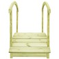 vidaXL Gartenbrücke B-Ware 170x74x105 cm Kiefernholz Imprägniert vidaXL Gartenbrücke B-Ware 170x74x105 cm Kiefernholz Imprägniert