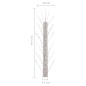 vidaXL 6-tlg. Vogelabwehr-Spikes-Set 3 m Edelstahl 5-reihig vidaXL 6-tlg. Vogelabwehr-Spikes-Set 3 m Edelstahl 5-reihig