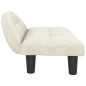 vidaXL Hundebett Creme 70x52x30 cm Samt vidaXL Hundebett Creme 70x52x30 cm Samt