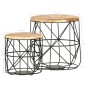 vidaXL Couchtische 2 Stk. Massivholz Mango vidaXL Couchtische 2 Stk. Massivholz Mango
