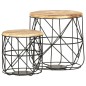 vidaXL Couchtische 2 Stk. Massivholz Mango vidaXL Couchtische 2 Stk. Massivholz Mango