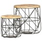 vidaXL Couchtische 2 Stk. Massivholz Mango vidaXL Couchtische 2 Stk. Massivholz Mango