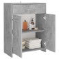 vidaXL Badezimmerschrank Betongrau 60x33x80 cm Holzwerkstoff vidaXL Badezimmerschrank Betongrau 60x33x80 cm Holzwerkstoff