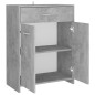 vidaXL Badezimmerschrank Betongrau 60x33x80 cm Holzwerkstoff vidaXL Badezimmerschrank Betongrau 60x33x80 cm Holzwerkstoff