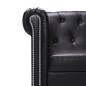 vidaXL Chesterfield Sofa in L-Form Kunstleder Schwarz vidaXL Chesterfield Sofa in L-Form Kunstleder Schwarz