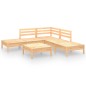 vidaXL 6-tlg. Garten-Lounge-Set Massivholz Kiefer vidaXL 6-tlg. Garten-Lounge-Set Massivholz Kiefer
