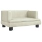 vidaXL Hundebett Creme 60x40x30 cm Samt vidaXL Hundebett Creme 60x40x30 cm Samt