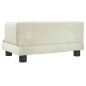 vidaXL Hundebett Creme 60x40x30 cm Samt vidaXL Hundebett Creme 60x40x30 cm Samt
