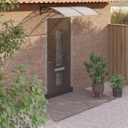 vidaXL Türvordach Schwarz 150x100 cm Polycarbonat