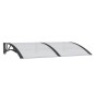 vidaXL Türvordach Schwarz 150x100 cm Polycarbonat vidaXL Türvordach Schwarz 150x100 cm Polycarbonat