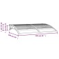 vidaXL Türvordach Schwarz 150x100 cm Polycarbonat vidaXL Türvordach Schwarz 150x100 cm Polycarbonat