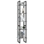 vidaXL Bücherregal 5 Fächer Betongrau 40x30x175 cm Holzwerkstoff vidaXL Bücherregal 5 Fächer Betongrau 40x30x175 cm Holzwerkstoff