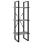 vidaXL Bücherregal 5 Fächer Betongrau 40x30x175 cm Holzwerkstoff vidaXL Bücherregal 5 Fächer Betongrau 40x30x175 cm Holzwerkstoff