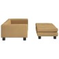 vidaXL Hundebett mit Verlängerung Braun 100x50x30 cm Samt vidaXL Hundebett mit Verlängerung Braun 100x50x30 cm Samt