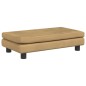 vidaXL Hundebett mit Verlängerung Braun 100x50x30 cm Samt vidaXL Hundebett mit Verlängerung Braun 100x50x30 cm Samt