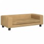 vidaXL Hundebett mit Verlängerung Braun 100x50x30 cm Samt vidaXL Hundebett mit Verlängerung Braun 100x50x30 cm Samt