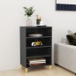 vidaXL Sideboard Hochglanz-Grau 57x35x90 cm Holzwerkstoff vidaXL Sideboard Hochglanz-Grau 57x35x90 cm Holzwerkstoff