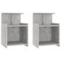 vidaXL Nachttische 2 Stk. Betongrau 40x35x60 cm Holzwerkstoff vidaXL Nachttische 2 Stk. Betongrau 40x35x60 cm Holzwerkstoff