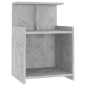 vidaXL Nachttische 2 Stk. Betongrau 40x35x60 cm Holzwerkstoff vidaXL Nachttische 2 Stk. Betongrau 40x35x60 cm Holzwerkstoff