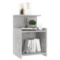 vidaXL Nachttische 2 Stk. Betongrau 40x35x60 cm Holzwerkstoff vidaXL Nachttische 2 Stk. Betongrau 40x35x60 cm Holzwerkstoff