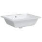 vidaXL Waschbecken Weiß 50x40,5x18,5 cm Rechteckig Keramik vidaXL Waschbecken Weiß 50x40,5x18,5 cm Rechteckig Keramik