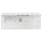 vidaXL Aufbewahrungsbox Silbern 70x31x27 cm Aluminium vidaXL Aufbewahrungsbox Silbern 70x31x27 cm Aluminium