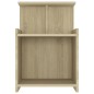 vidaXL Nachttisch Sonoma-Eiche 40x35x60 cm Holzwerkstoff vidaXL Nachttisch Sonoma-Eiche 40x35x60 cm Holzwerkstoff