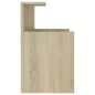vidaXL Nachttisch Sonoma-Eiche 40x35x60 cm Holzwerkstoff vidaXL Nachttisch Sonoma-Eiche 40x35x60 cm Holzwerkstoff