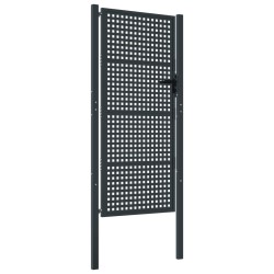 vidaXL Gartentor Anthrazit 105x250 cm Stahl