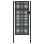 vidaXL Gartentor Anthrazit 105x250 cm Stahl vidaXL Gartentor Anthrazit 105x250 cm Stahl