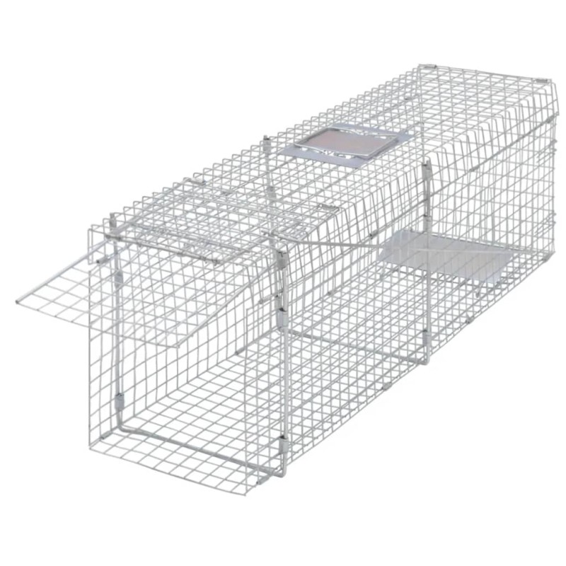 vidaXL Lebendfalle Verzinkt 100 cm vidaXL Lebendfalle Verzinkt 100 cm