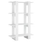vidaXL Bücherregal/Raumteiler Weiß 80x30x123,5 cm vidaXL Bücherregal/Raumteiler Weiß 80x30x123,5 cm