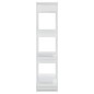 vidaXL Bücherregal/Raumteiler Weiß 80x30x123,5 cm vidaXL Bücherregal/Raumteiler Weiß 80x30x123,5 cm