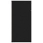 vidaXL Sideboard Schwarz 80x36x75 cm Holzwerkstoff vidaXL Sideboard Schwarz 80x36x75 cm Holzwerkstoff