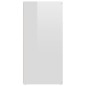 vidaXL Sideboard Hochglanz-Weiß 80x36x75 cm Holzwerkstoff vidaXL Sideboard Hochglanz-Weiß 80x36x75 cm Holzwerkstoff