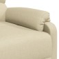 vidaXL Massagesessel Creme Stoff vidaXL Massagesessel Creme Stoff