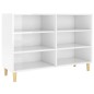 vidaXL Sideboard Hochglanz-Weiß 103,5x35x70 cm Holzwerkstoff vidaXL Sideboard Hochglanz-Weiß 103,5x35x70 cm Holzwerkstoff